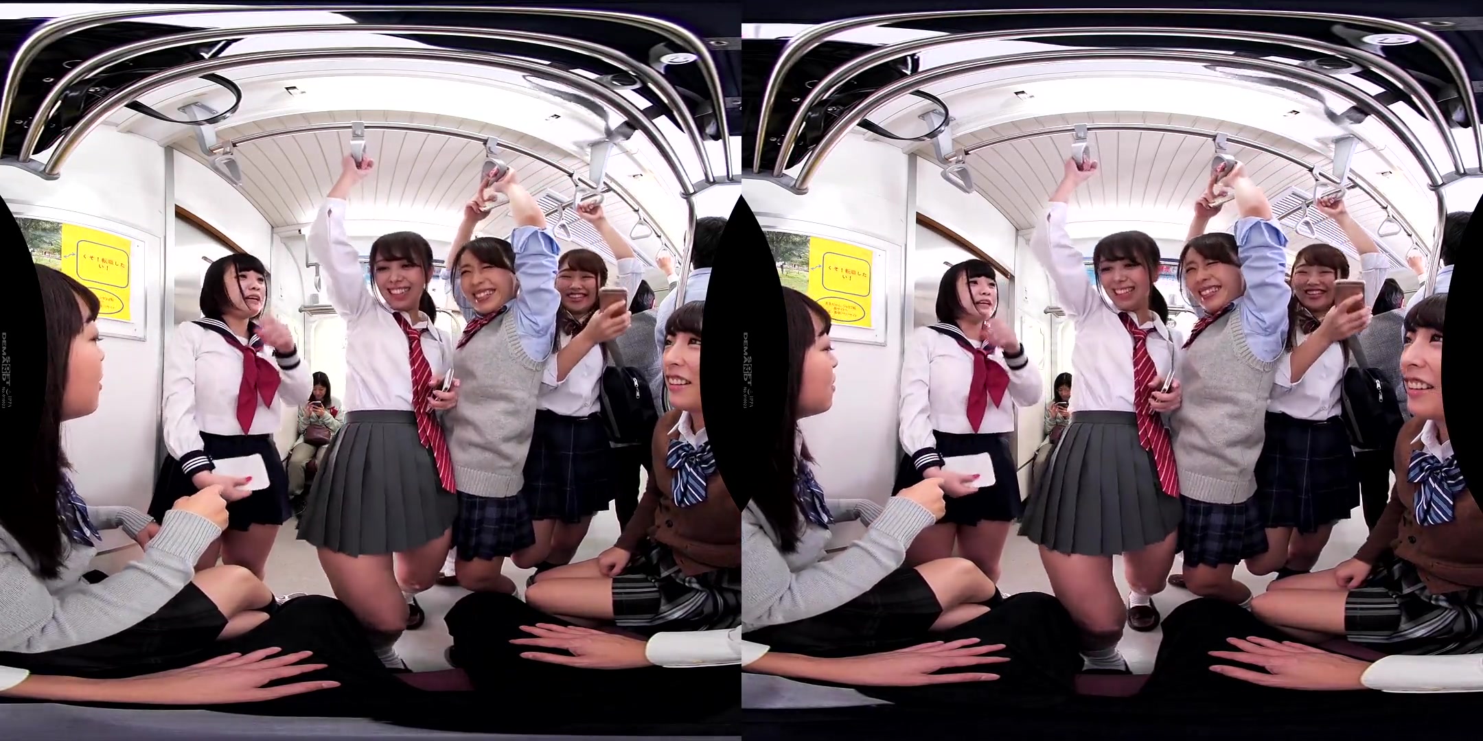 Packed in a Train Car and Surrounded by Nothing but Women! - Public