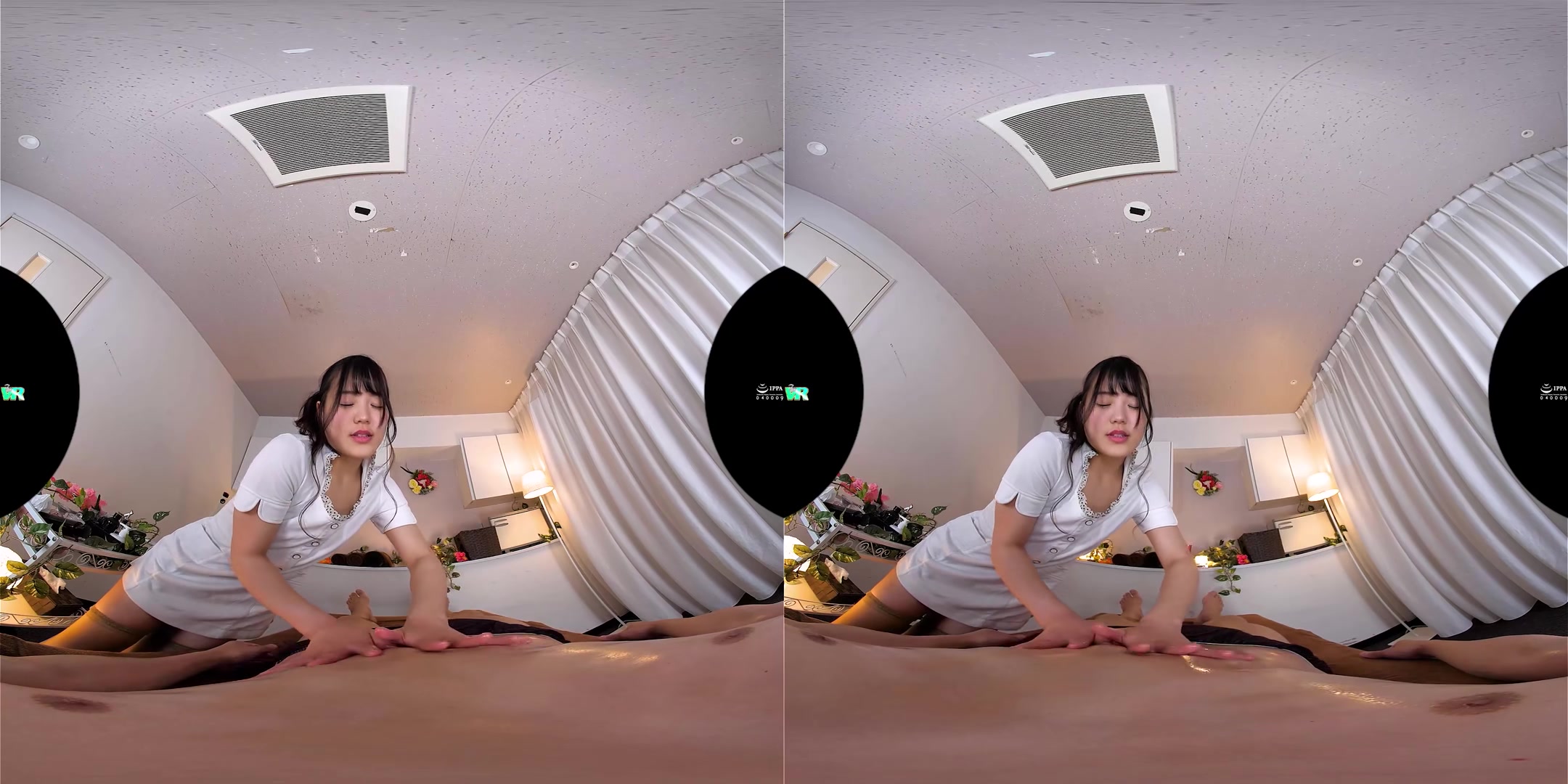 Maina Miura - Using an Aphrosidiac on the Busty Masseuse at the Massage Parlor - KoalaVR