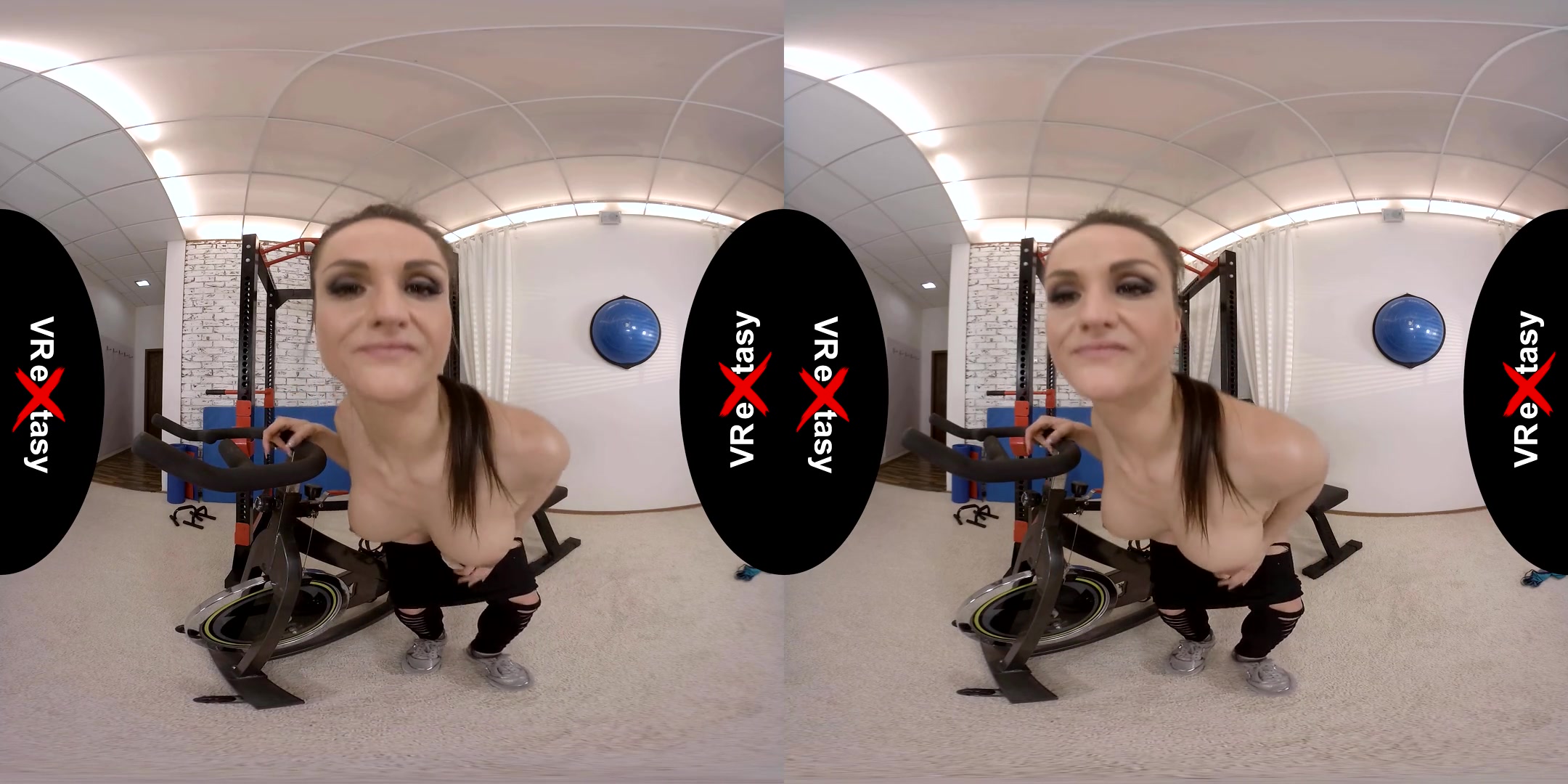 Barbara Bieber Masturbates in Fitness Centre - SexLikeReal