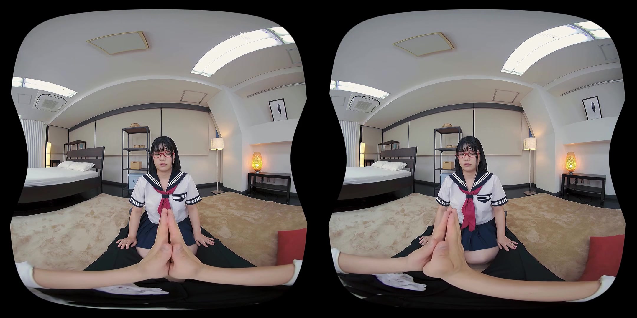 Big Tits & Big Ass Stepsister Wants to be a Slut but She Can't Handle her Stepbrother's Big Cock; Busty Japanese Schoolgirl Hardcore POV VR JAV