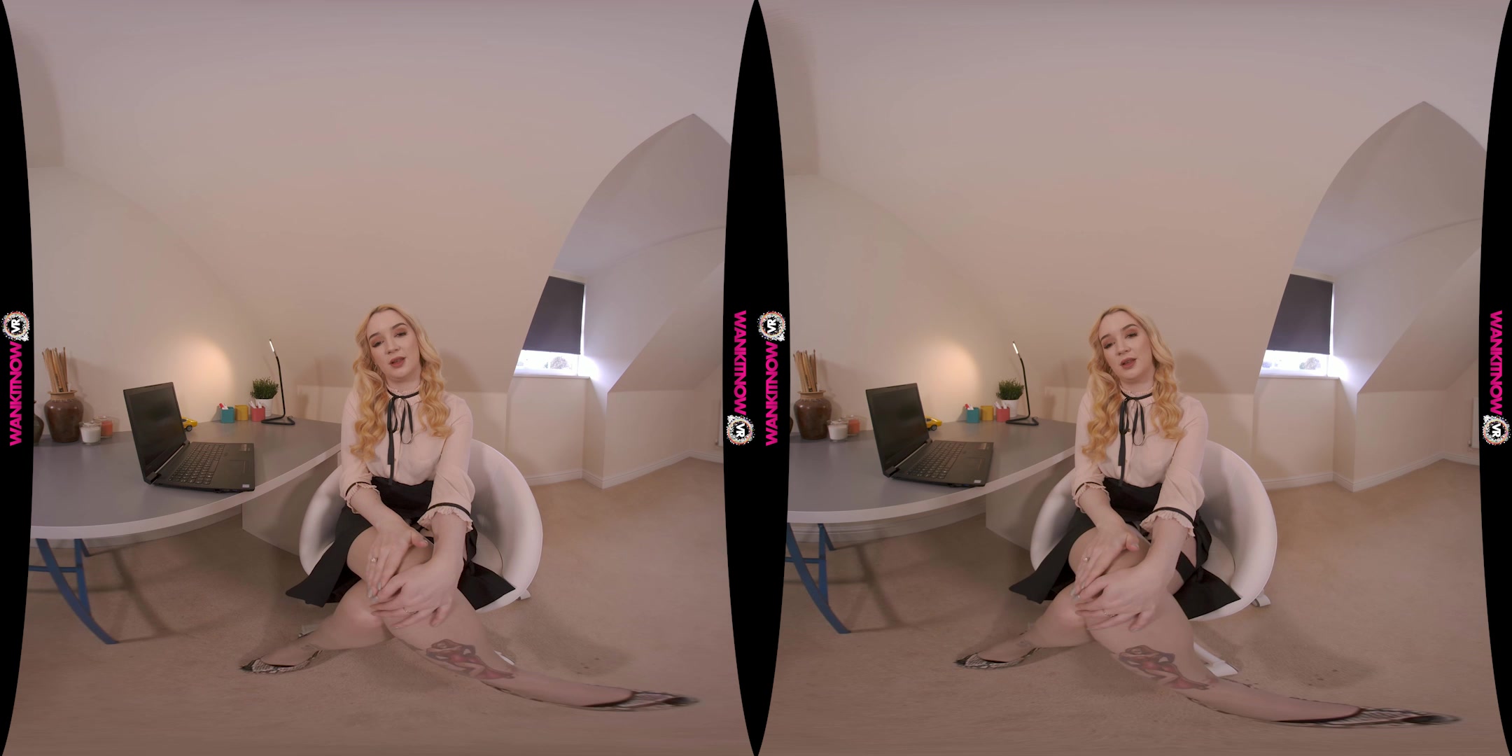 Office Gossip featuring Lana - WankitNowVR