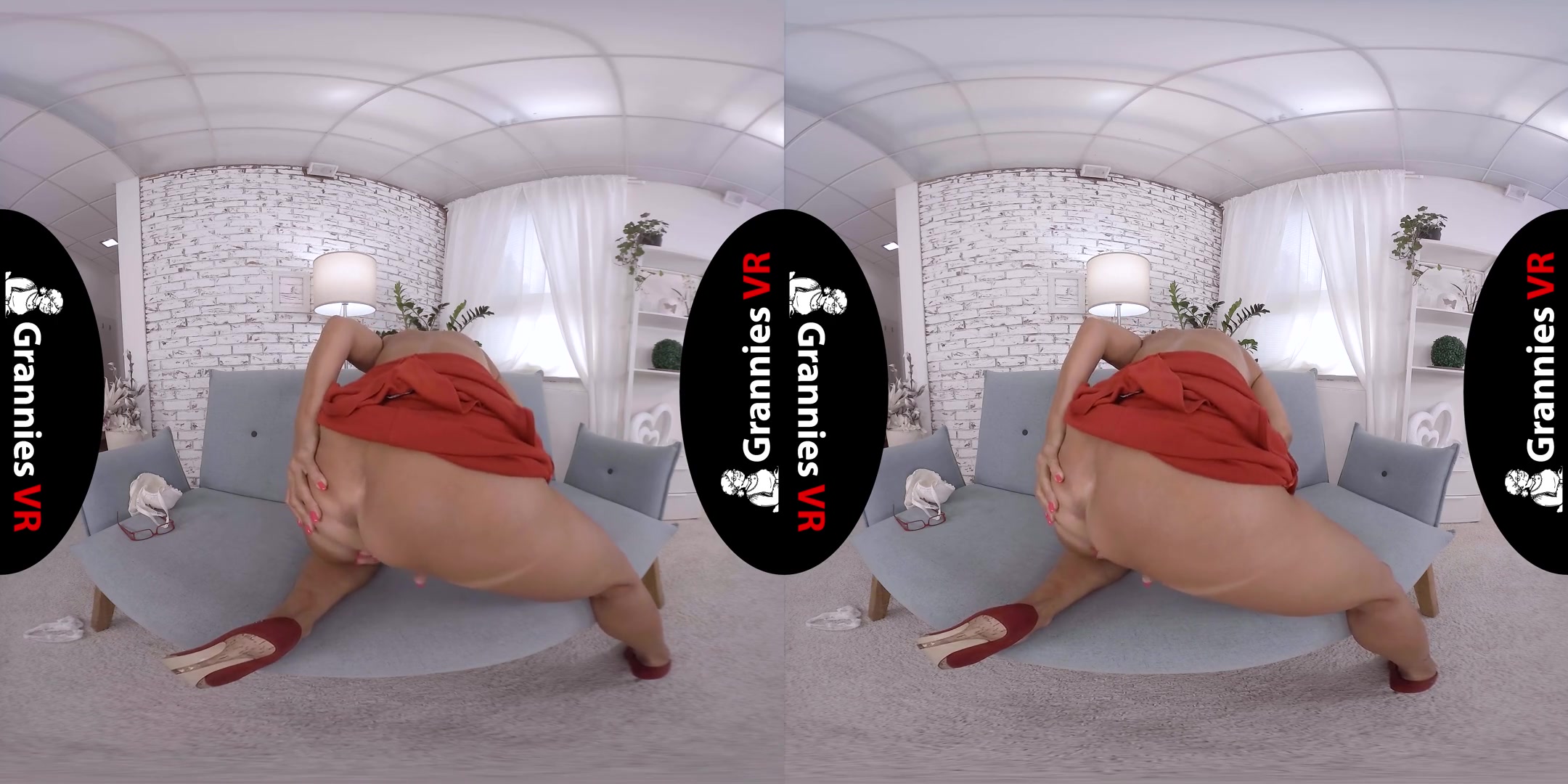 Marcela - Granny Masturbates Shaved Pussy - GILF / MILF Solo Masturbation Hardcore
