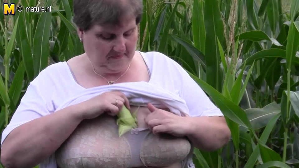 This Big Mama Loves To Play In A Cornfield - MatureNL