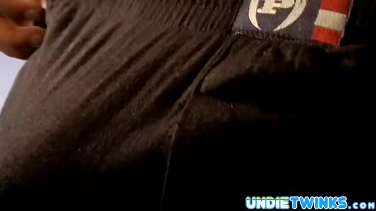 Horny Alexx Gets A Sticky Wet Boxer After Splashing His Cum