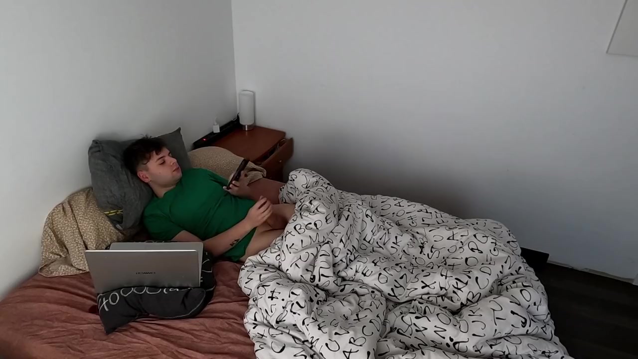 I Record My Half Step brother Masturbating Without Him Knowing And He Cums! Royal Chamber 2