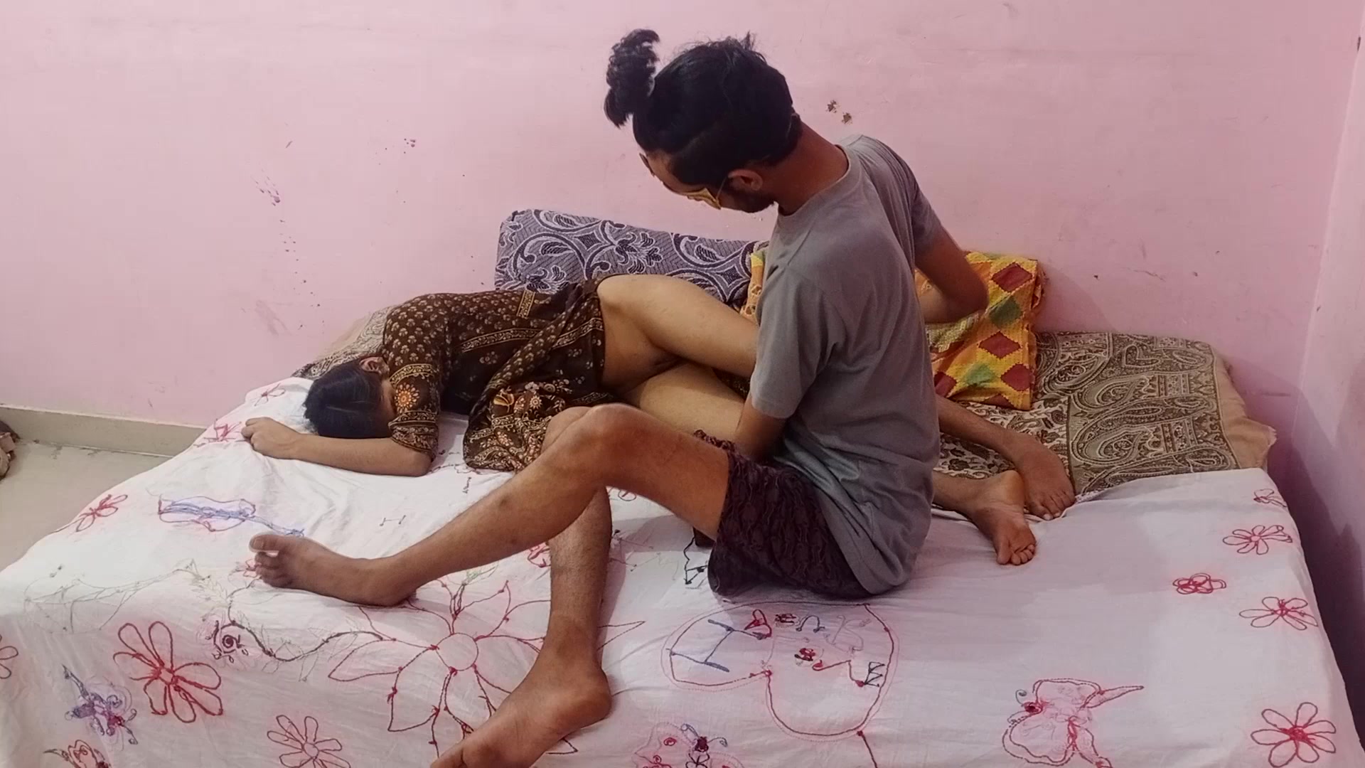 Beautiful Indian gf deepthroats bbc, sloppy blowjob and face fuck