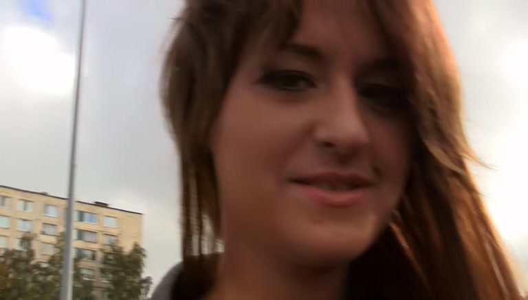 Pickup girl sex in public porch