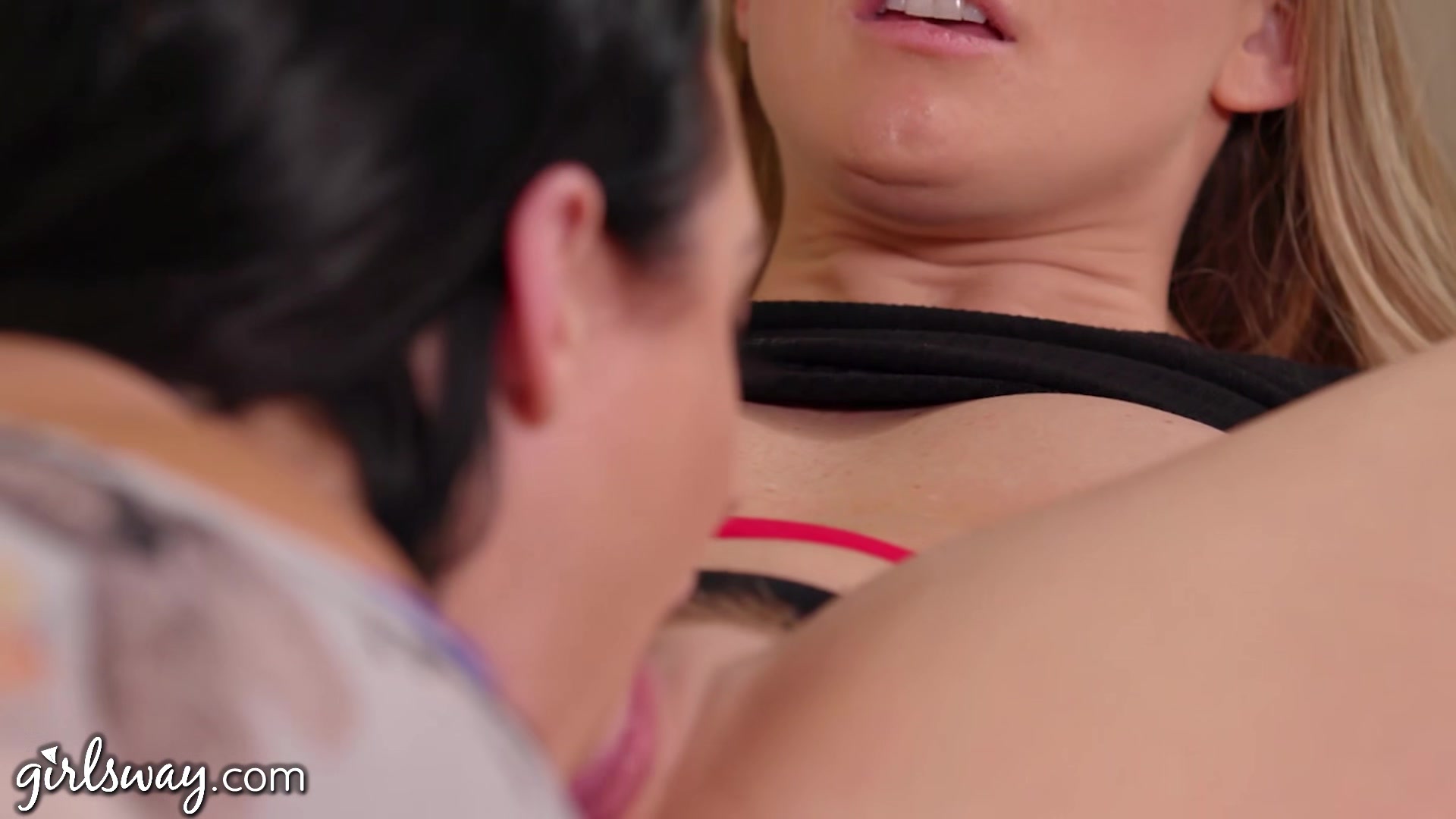 GIRLSWAY Let's See How Deep AJ Applegate Can Take It With Angela White