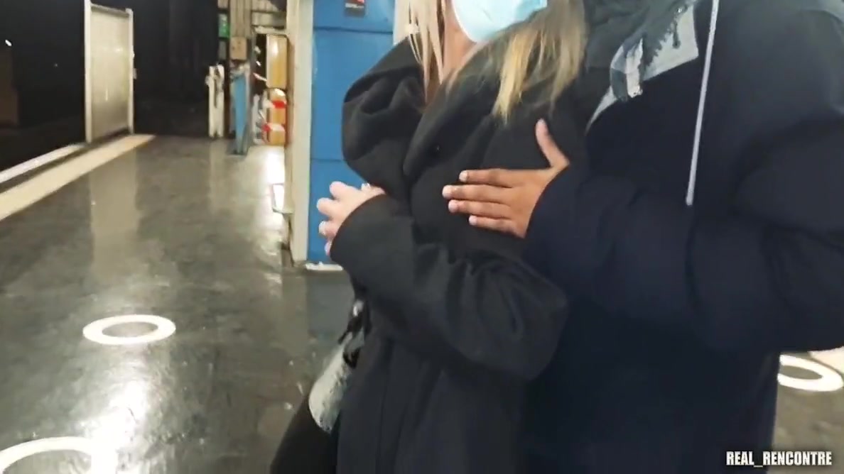 Megane Lopez - Is Cheating With A Stranger At The Train Station