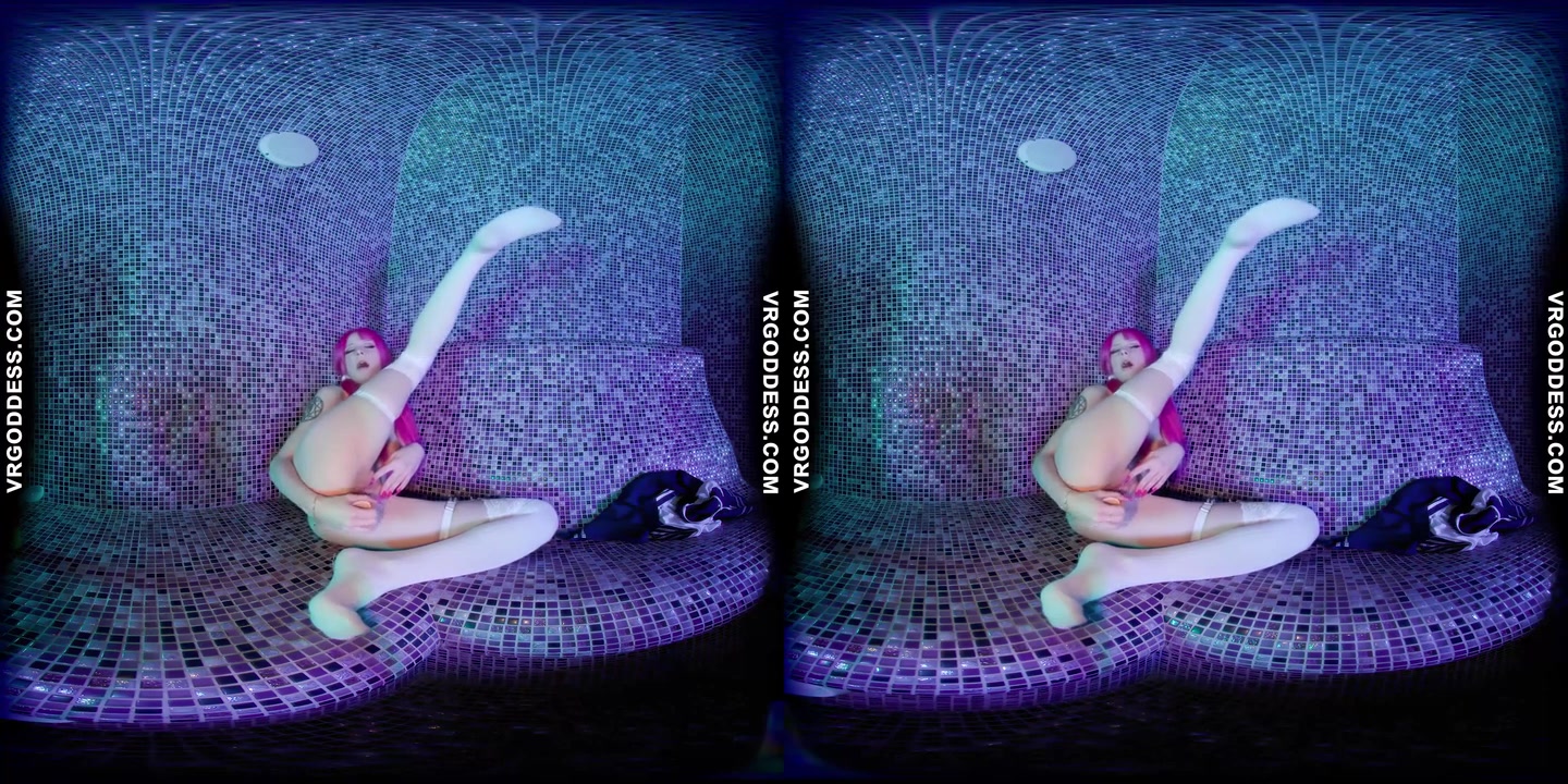 Lily Angelic Masturbating With A Dildo In The Hot Sauna