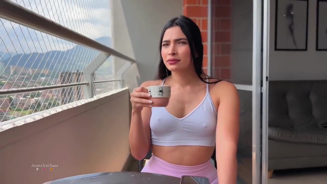 My New Neighbor Turned Out To Be Jenn Pinzon; She Has A Huge Butt !