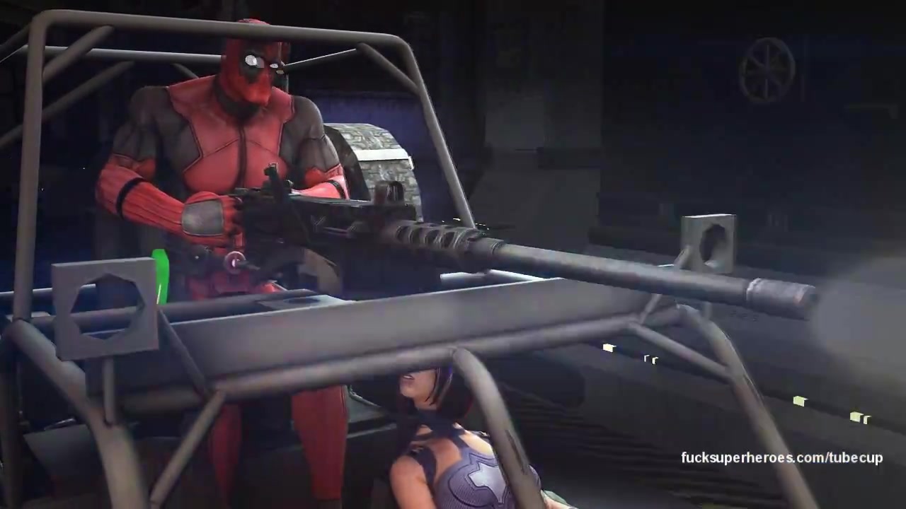 Deadpool saves a busty bitch