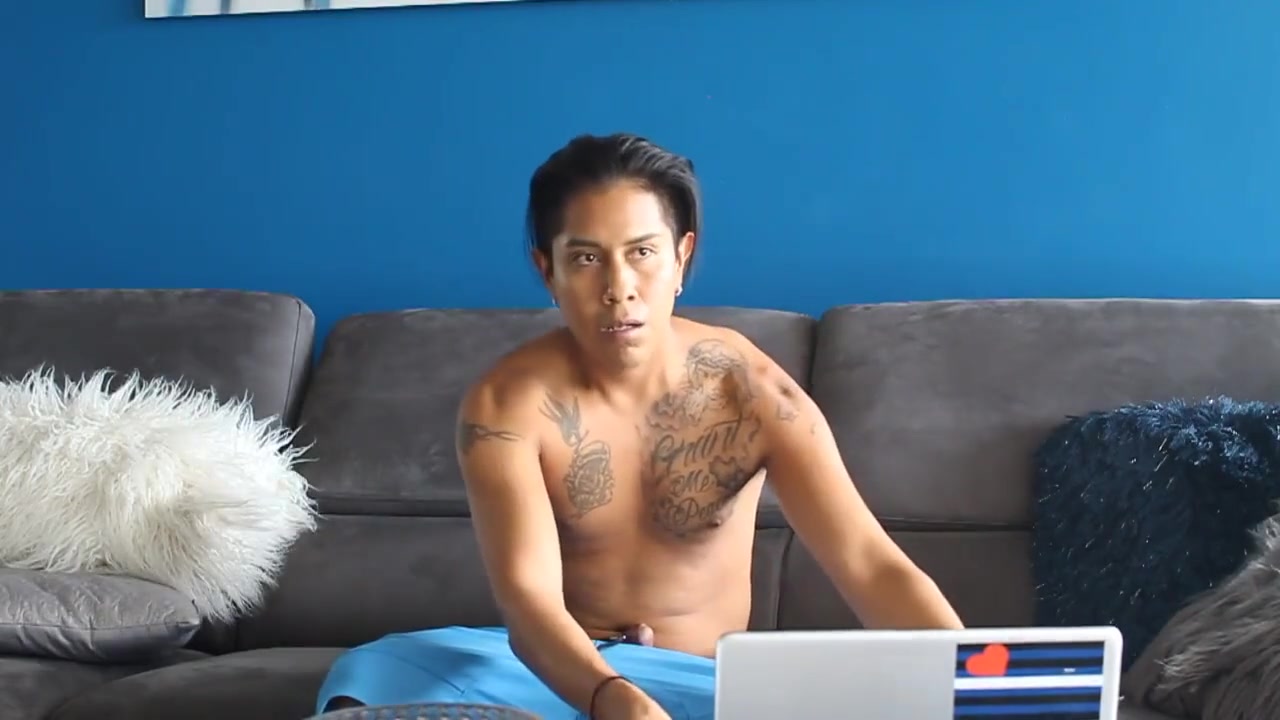 Sneaky Jerk Off While Step daddy Is In The Other Room