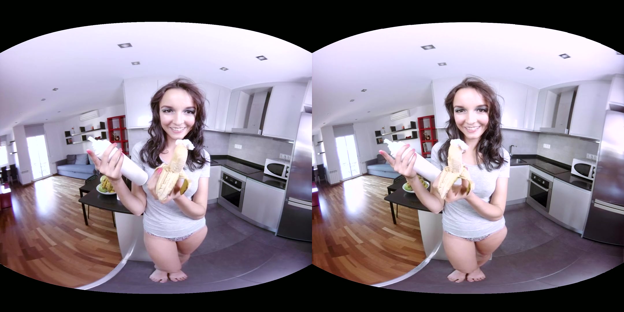 Francys Belle in Cream and Chocolate - VirtualRealPorn