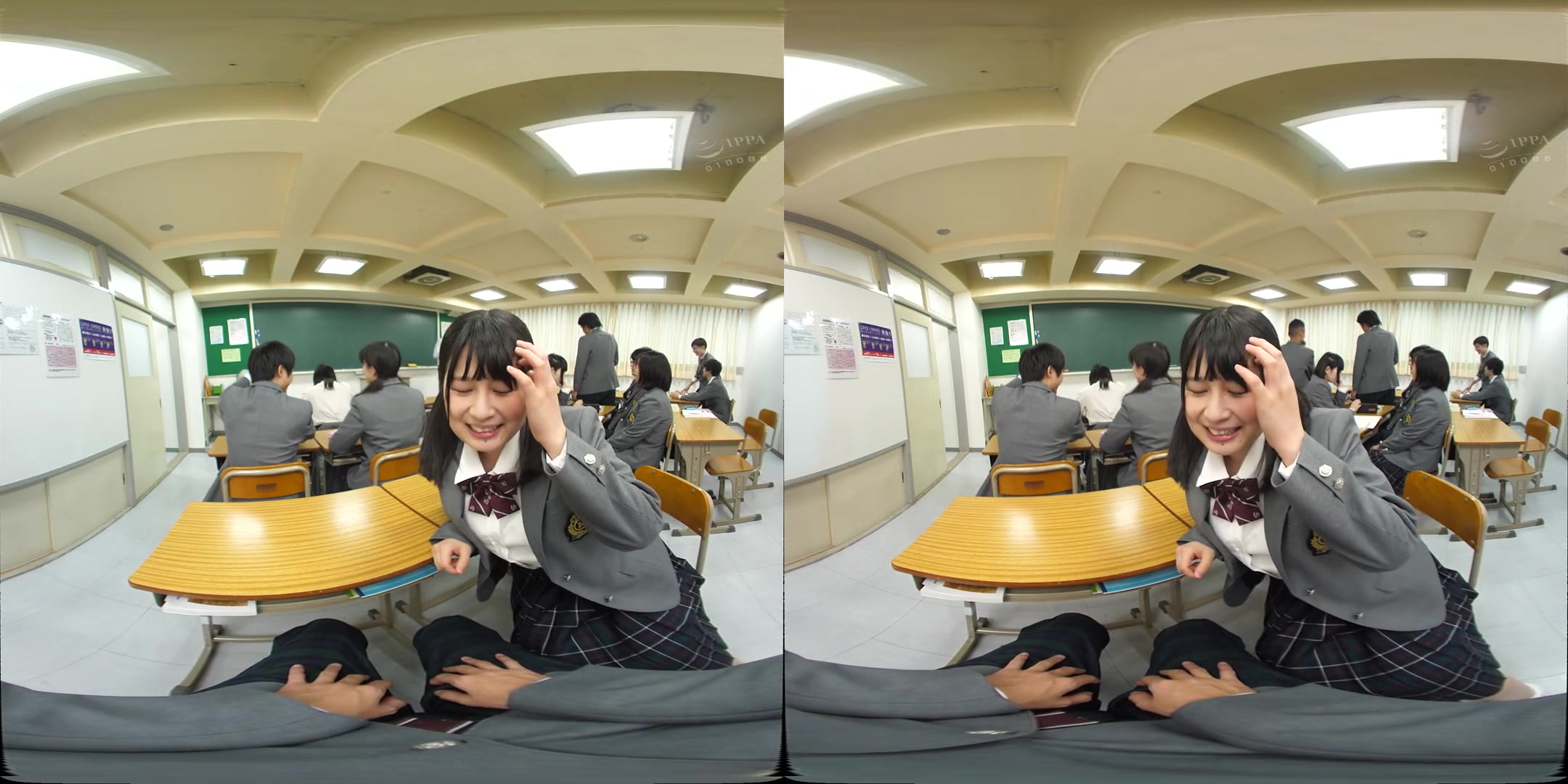 The Experience of Youth VR 2: Secret Kissing and Handjobs at your Desk and Passionate Sex After School - Fuck Young Japanese Schoolgirl POV