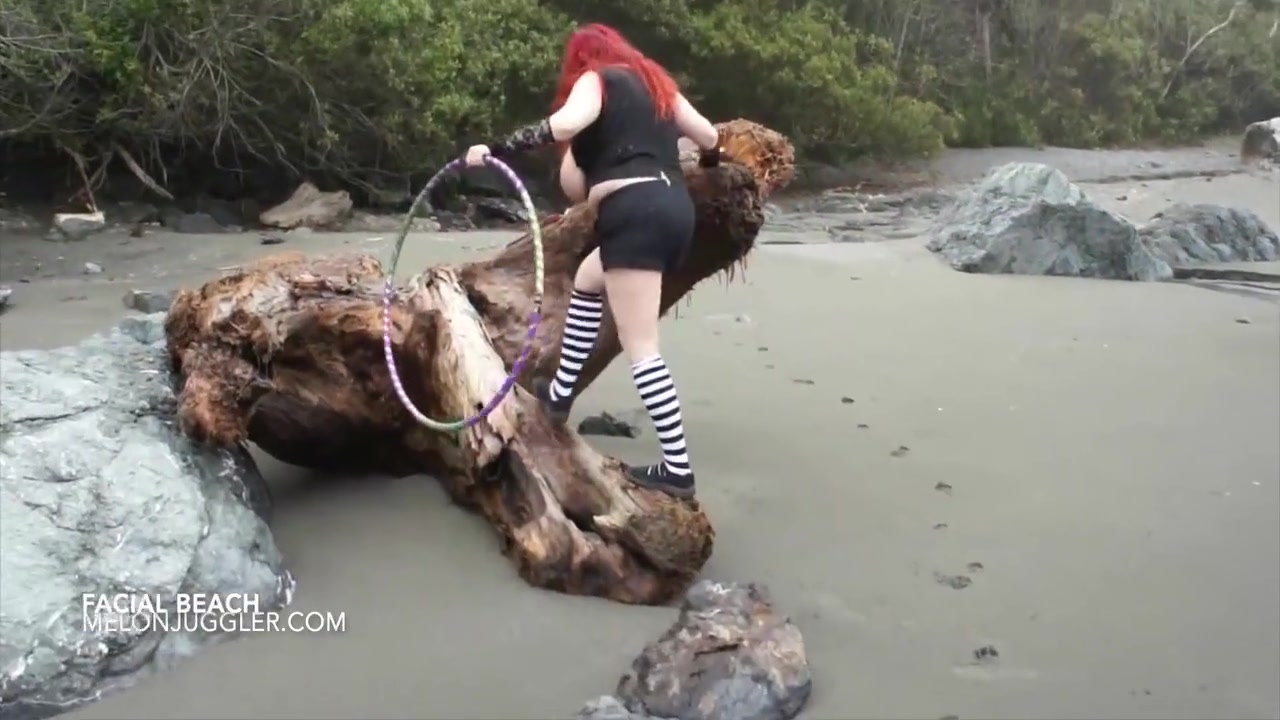 Busty Bbw Sex On The Beach