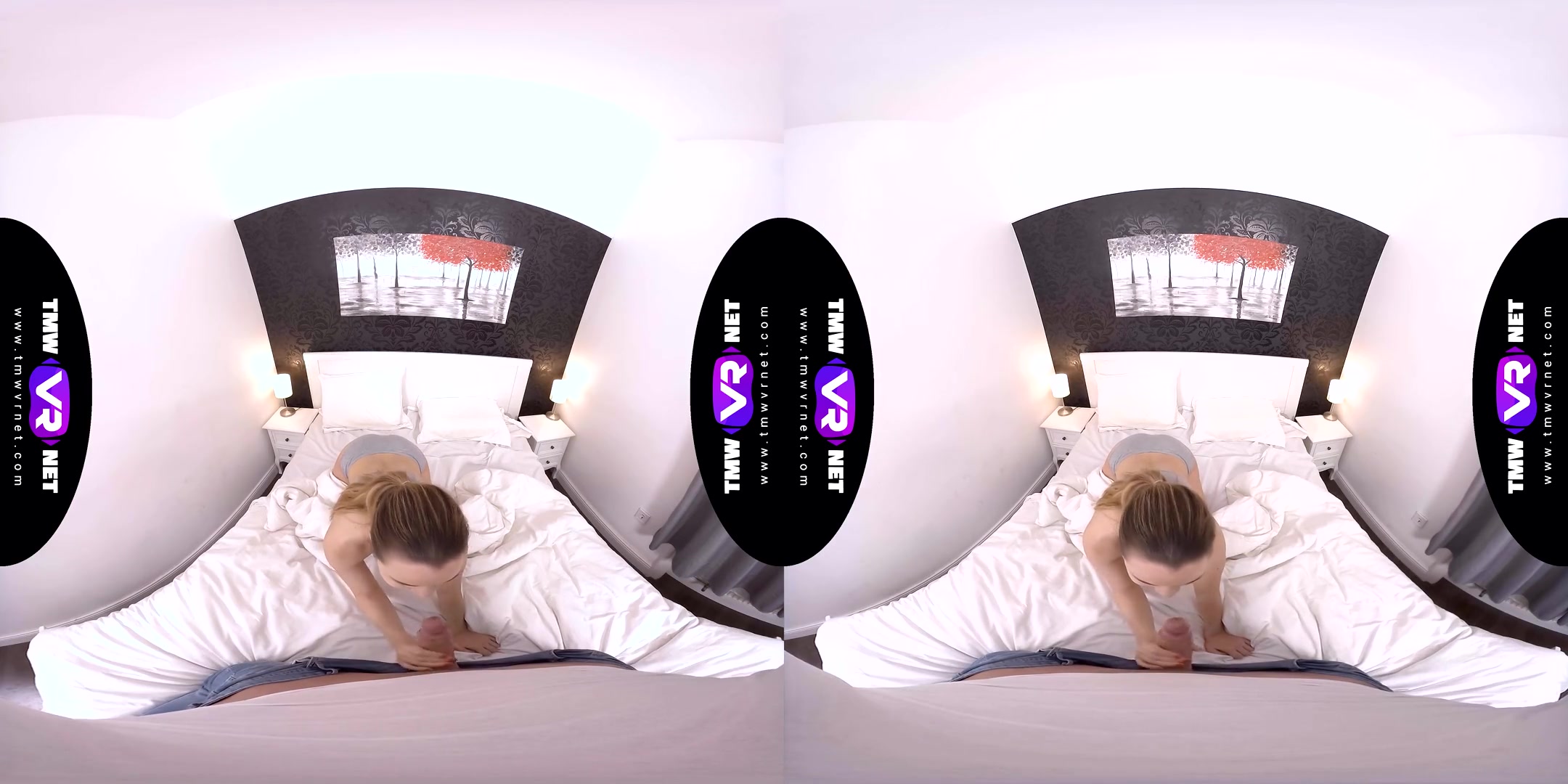 Lad Wakes Resting Beauty Up For Sex; HD VR Sex with a Petite Amateur