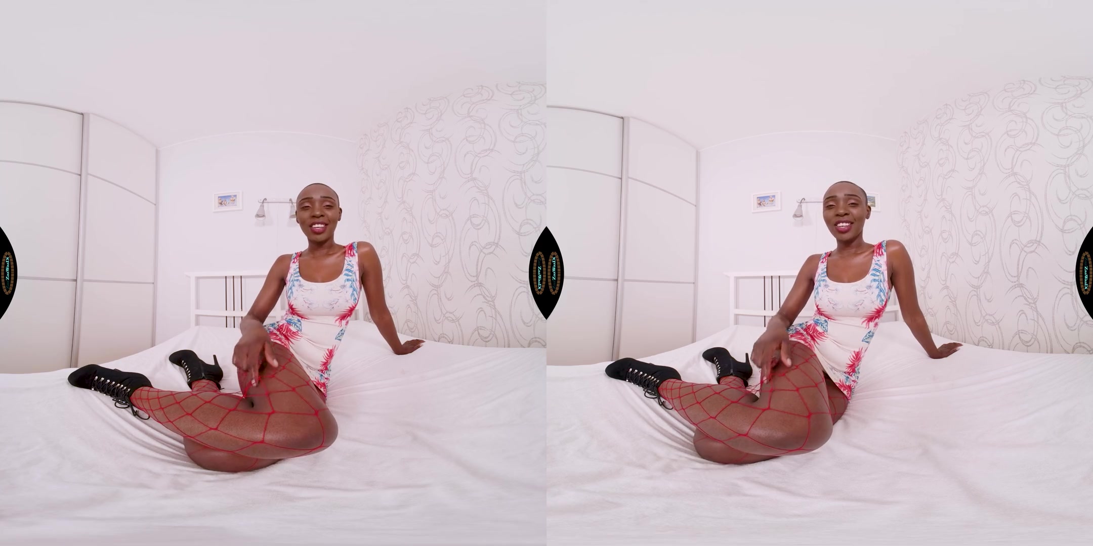Horny Zaawadi In Red Fishnets Sloppy Blowjob - Ebony Goddess from Kenya Hardcore with a Toy