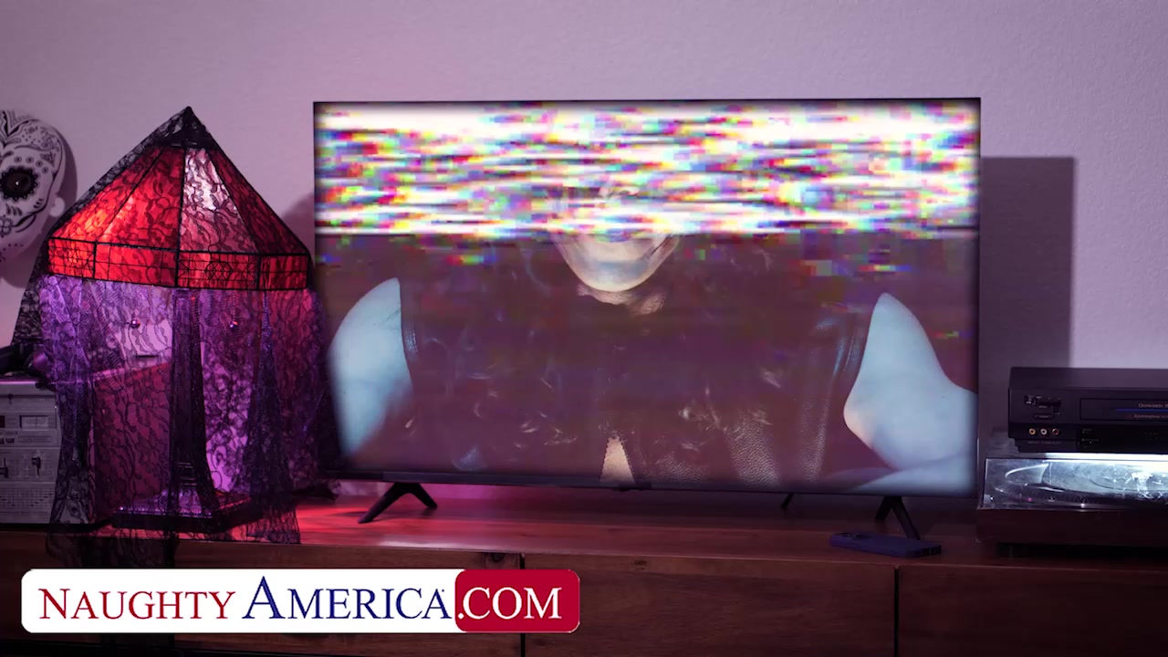 Callie Black spends Halloween night fucking her friend's big cocked boyfriend