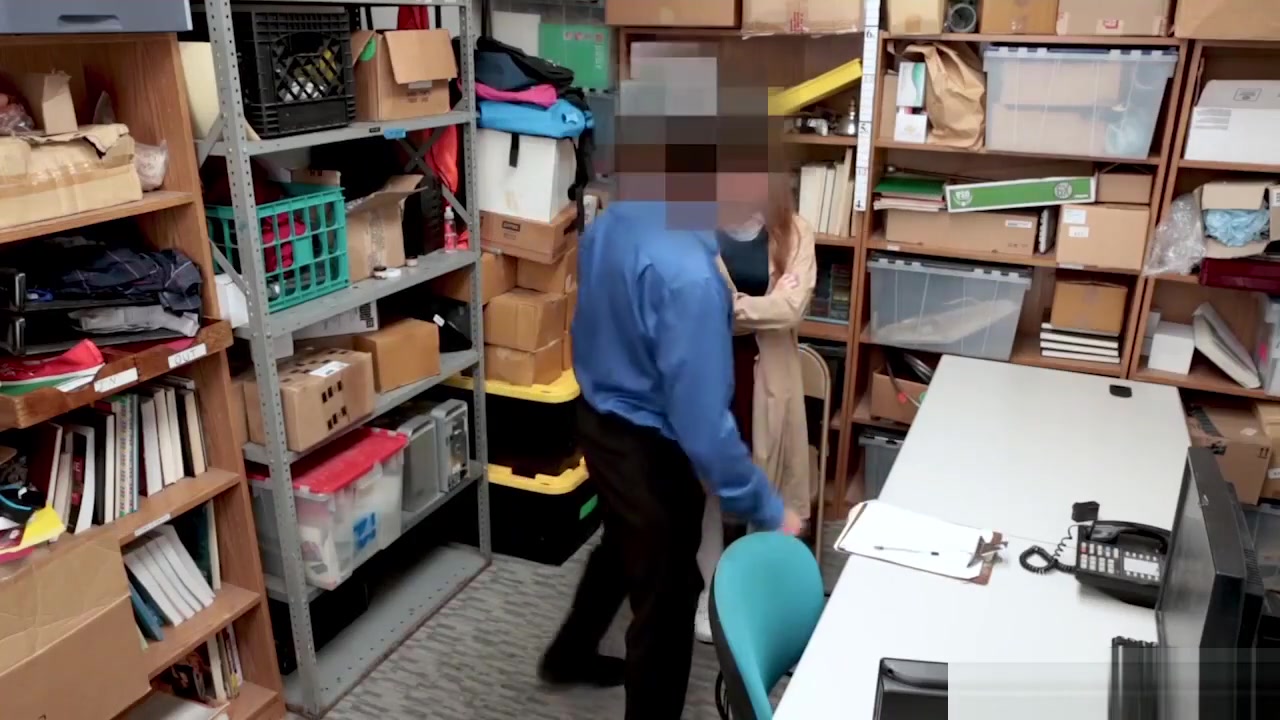 Redhead teen 18+ thief didnt want to cooperate and got fucked