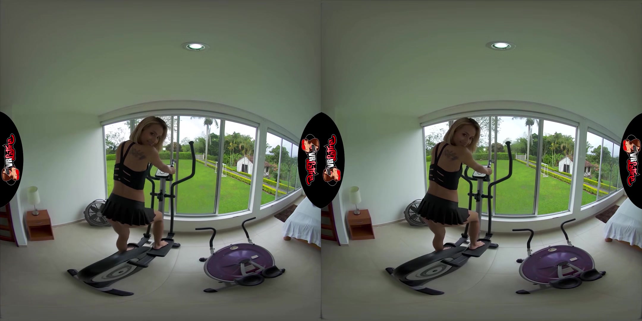 Riding Me Tightly - Tanned Babe Workout Sex - Sexlikereal