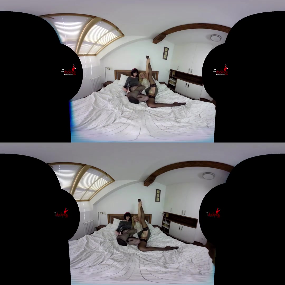 Naughty Julia & Vinna Reed in Feel The Heat Virtual Reality - FFStockings