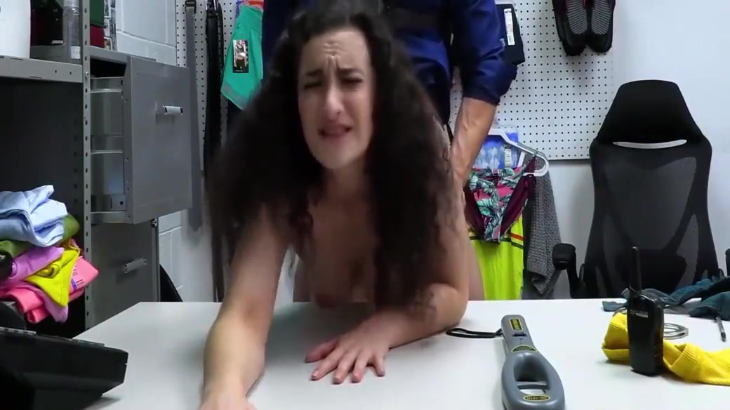 Mall Cop Dominates Hot Shoplifting teen 18+ In Security Room 8 Min With Lyra Lockhart