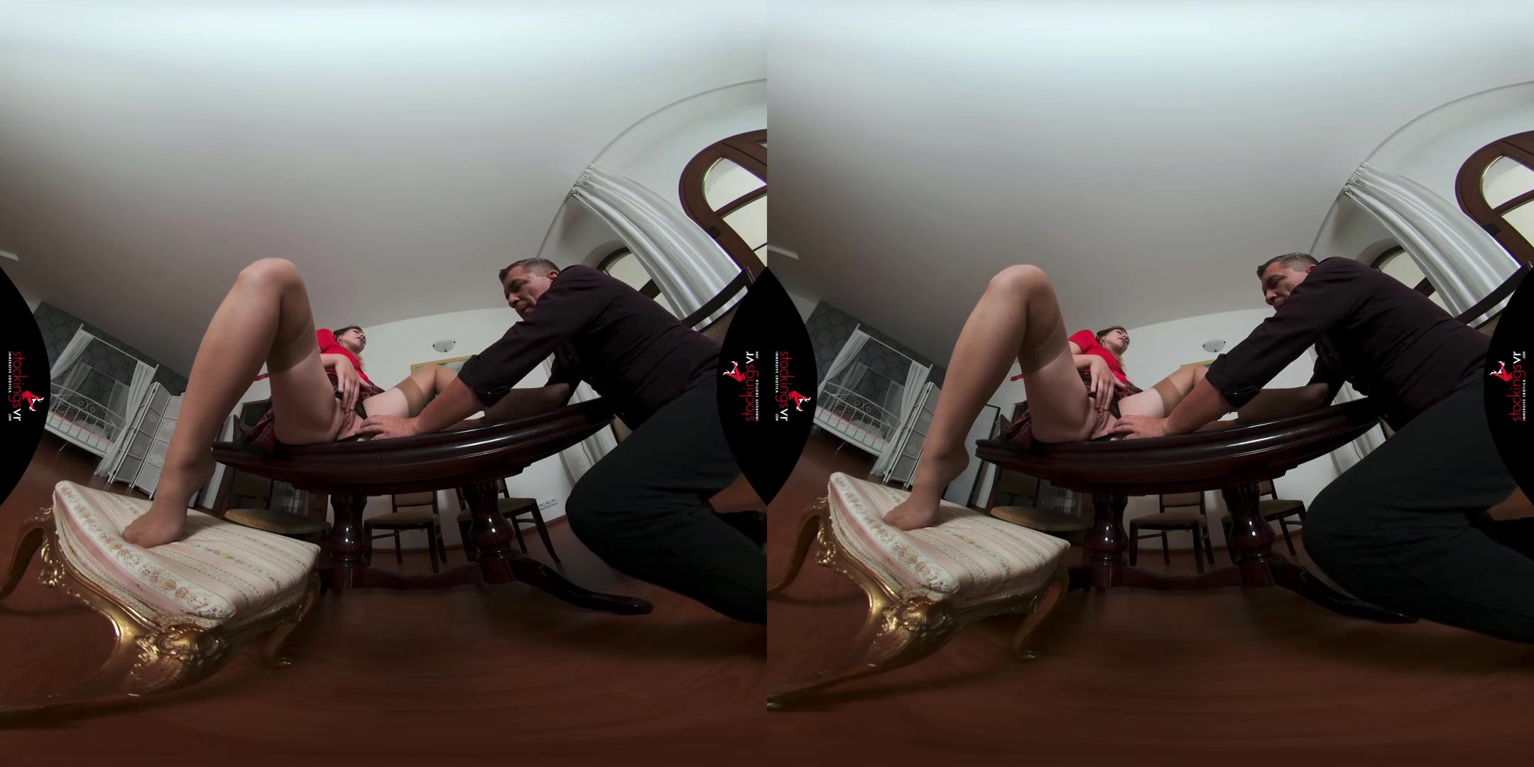 A Secret Peek Under Her Kilt