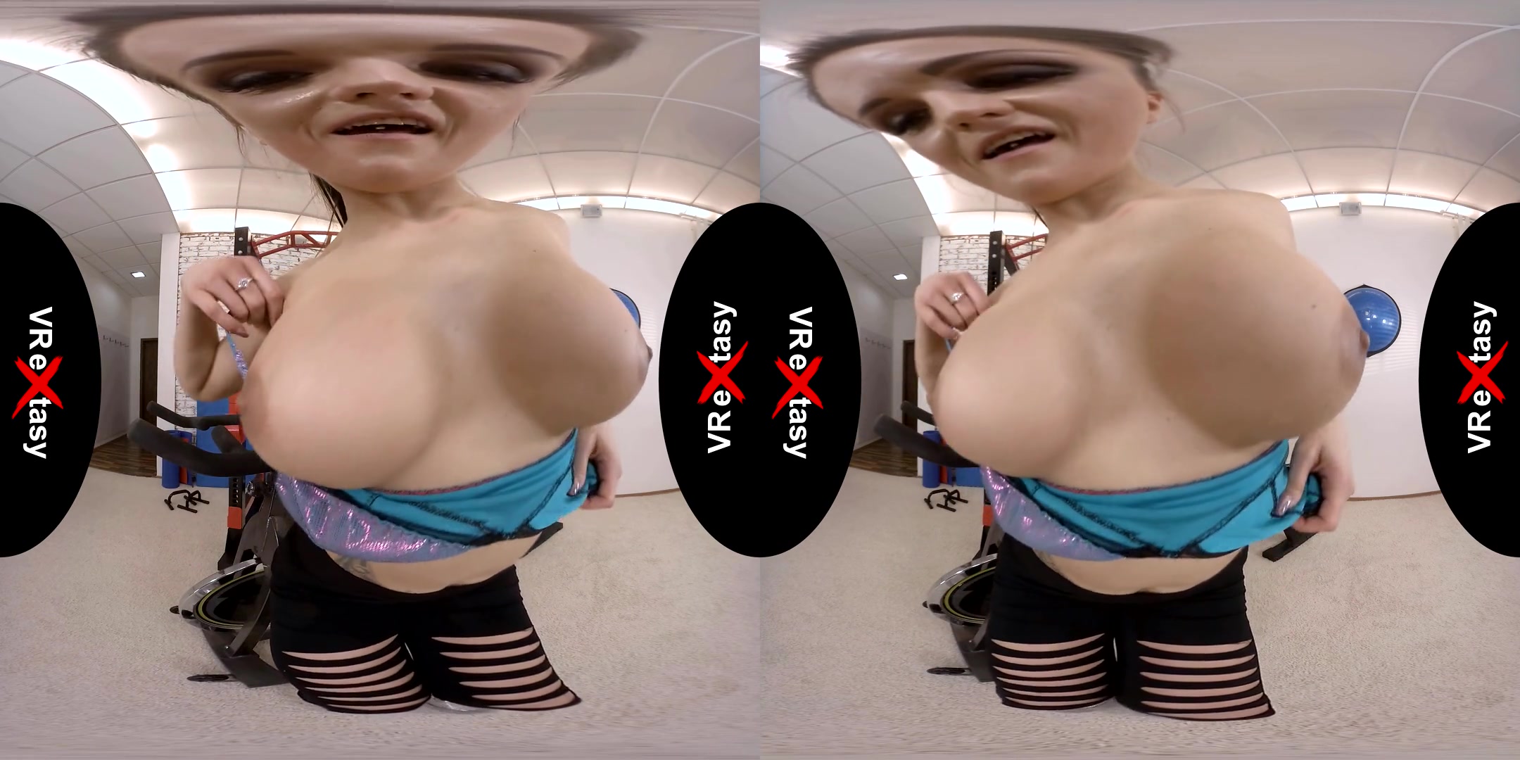 Barbara Bieber Masturbates in Fitness Centre - SexLikeReal