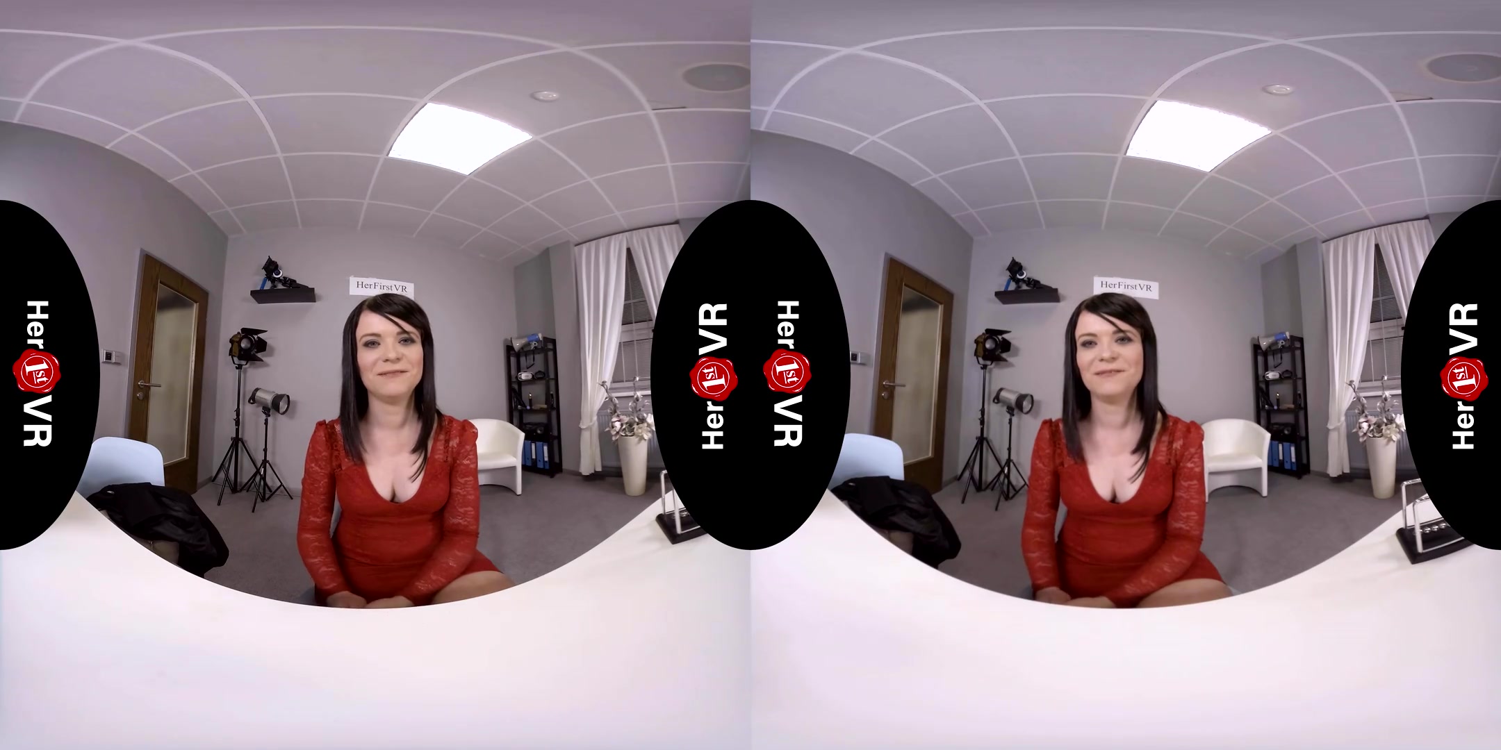 Lena King - First VR Casting - SexLikeReal