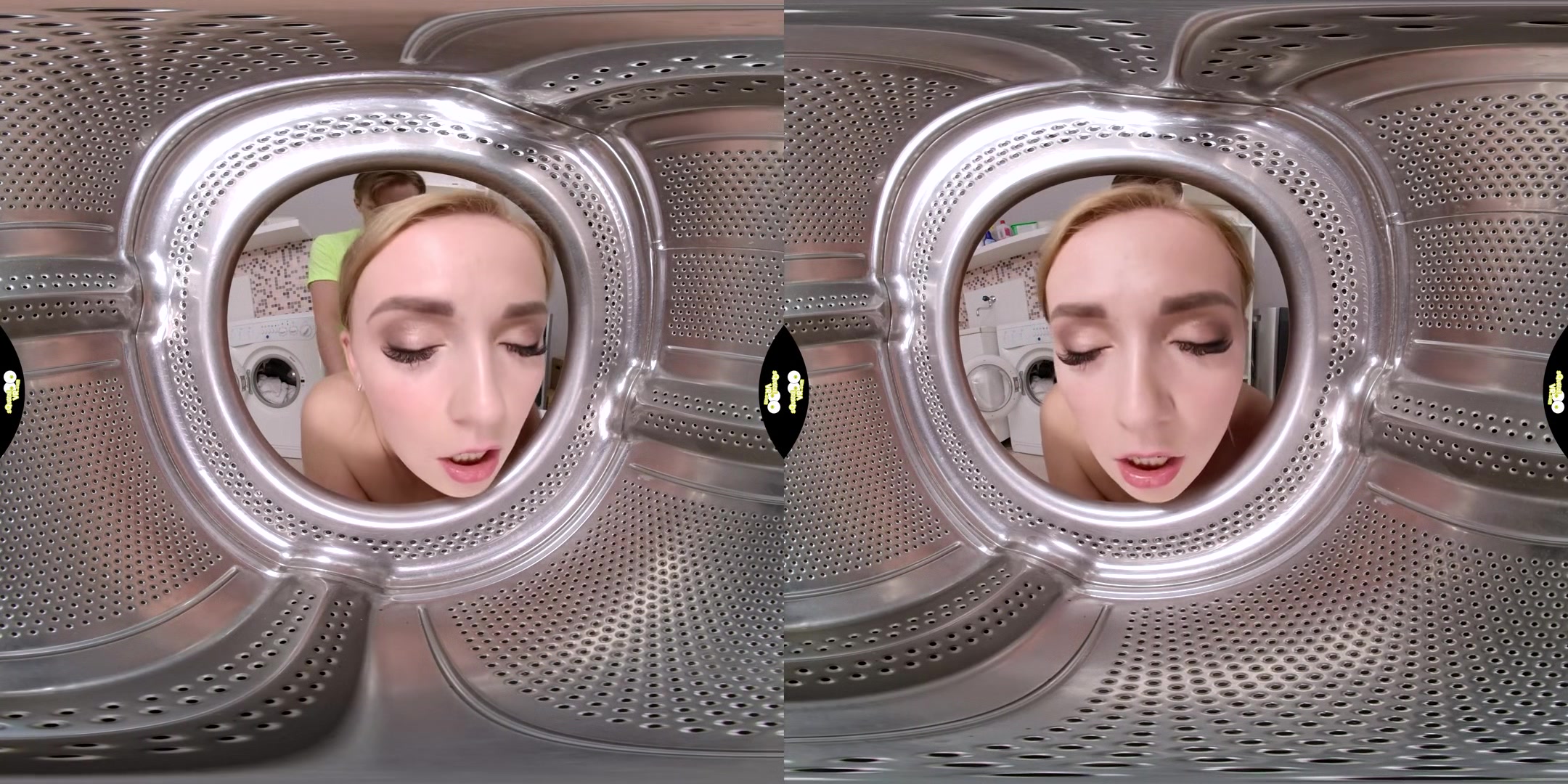 Jenny Wild Stuck in Washer; Russian Pornstar Virtual Girlfriend POV VR