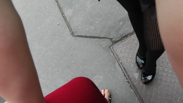 Cock-hungry brunette in public sex
