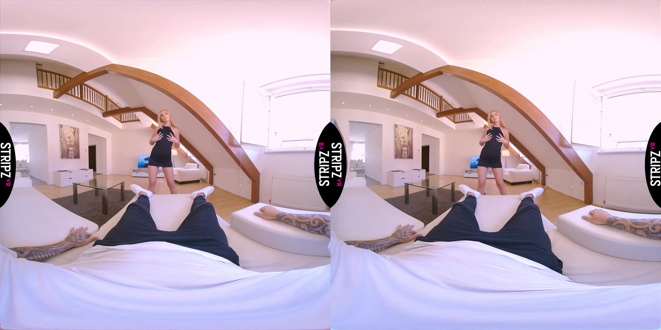 The Lapdance Experience - Blonde Pornstar Stripping One on One