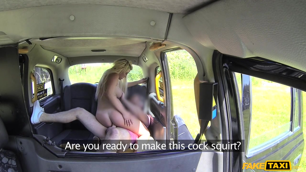 Lucia Fernandez Martin Gun in Bouncy Boobs Riding Cowgirl - FakeTaxi