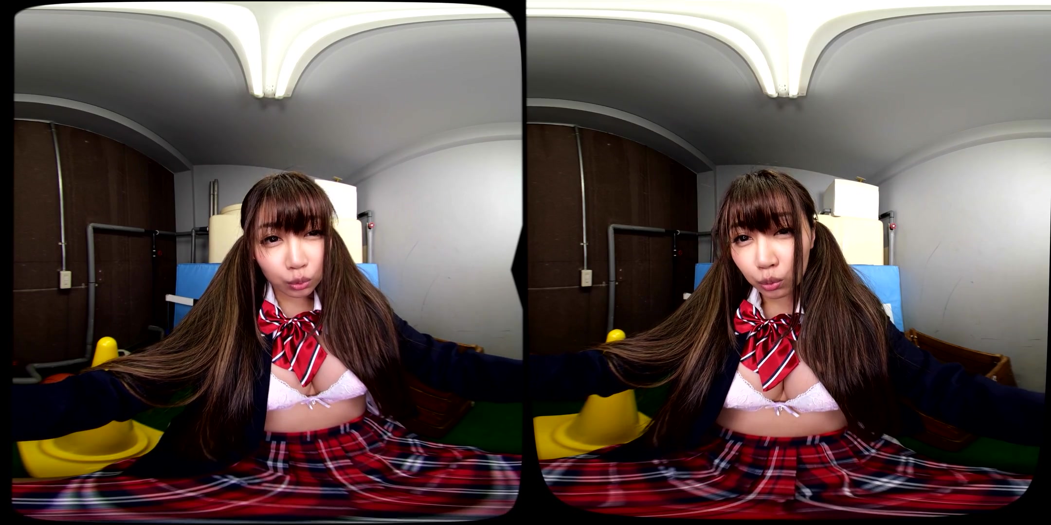 Virtual Dive: Me and Miho Abe Alone in a Classroom - Asian Underwear Tease