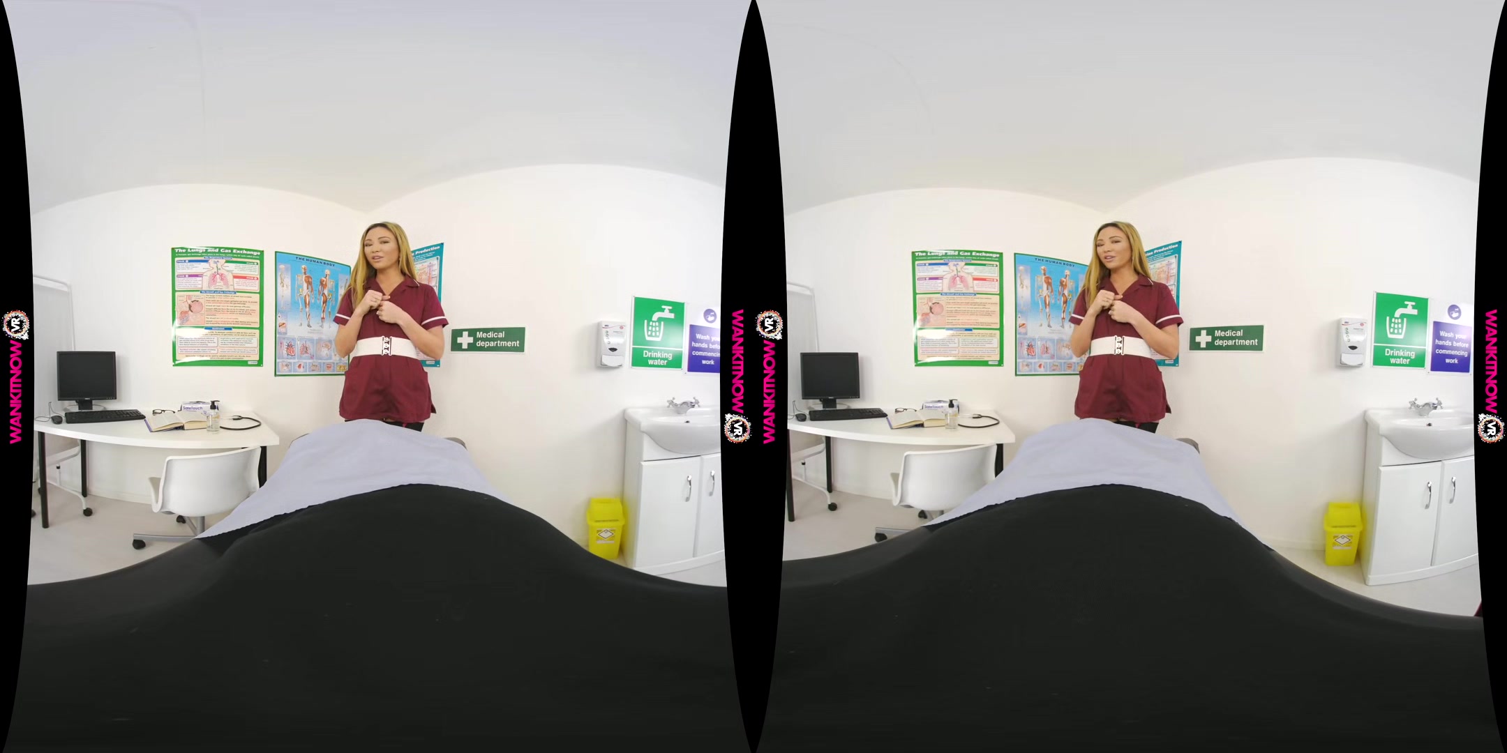 Cum Training Part 2 - British Nurse Fetish Tommy Torso Blowjob In The Doctors Office