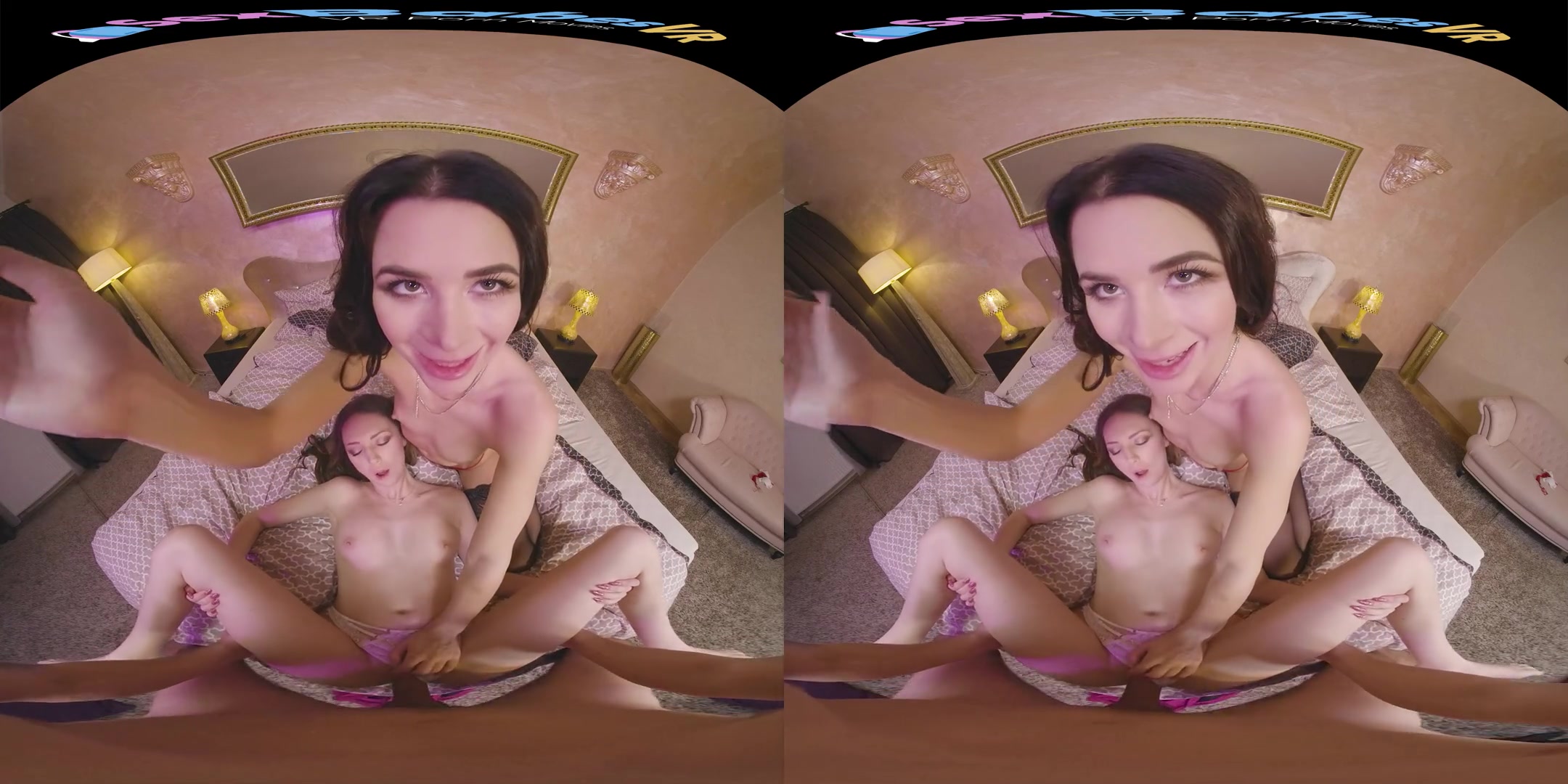 Cumming For Christmas - Amazing Ultra High Definition Virtual Girlfriend Threesome
