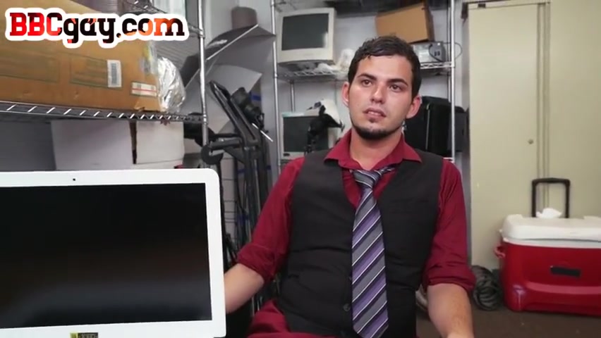 Office Bbc Gay Fucks Nympho White Stud In Anal Hole
