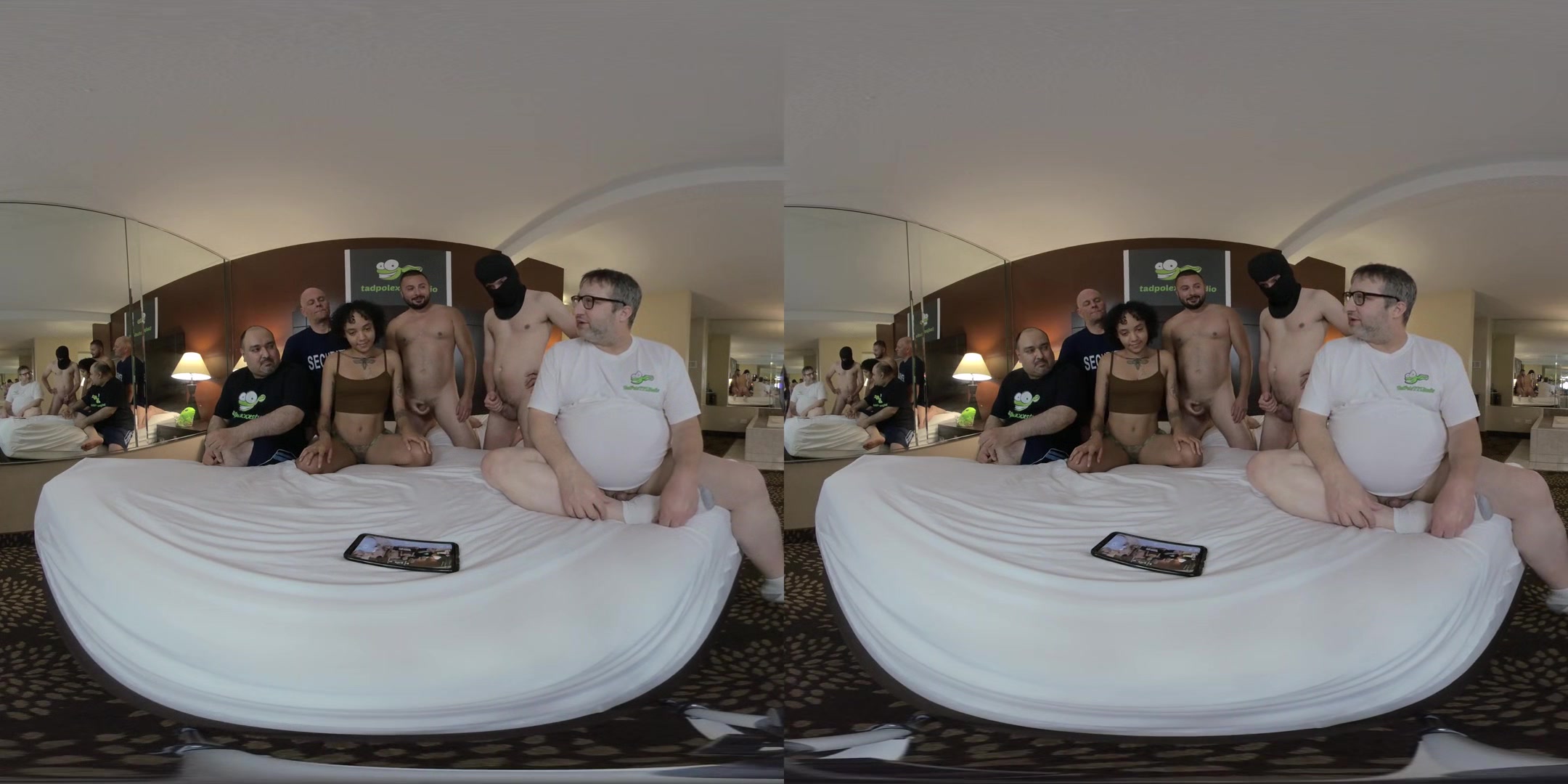 Olive's First Ever Gangbang - Ebony Teen Hardcore Voyeur