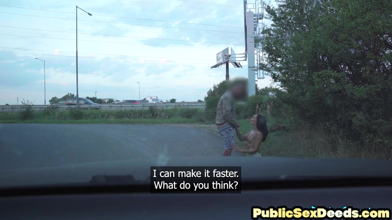 Cute busty bae got pussypounded outdoor