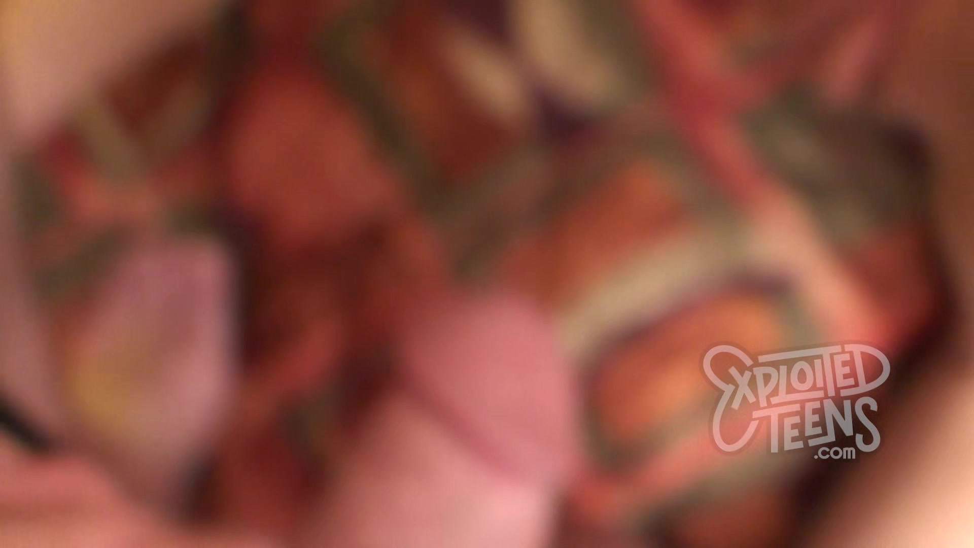 Tiny blonde teen 18+ with a shaved pussy stars in this POV video