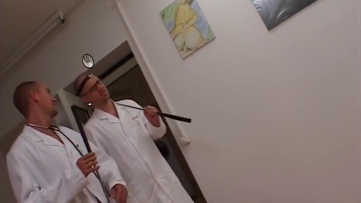 Brunette Nurse Is Fucked By Doctors And Has To Swallow