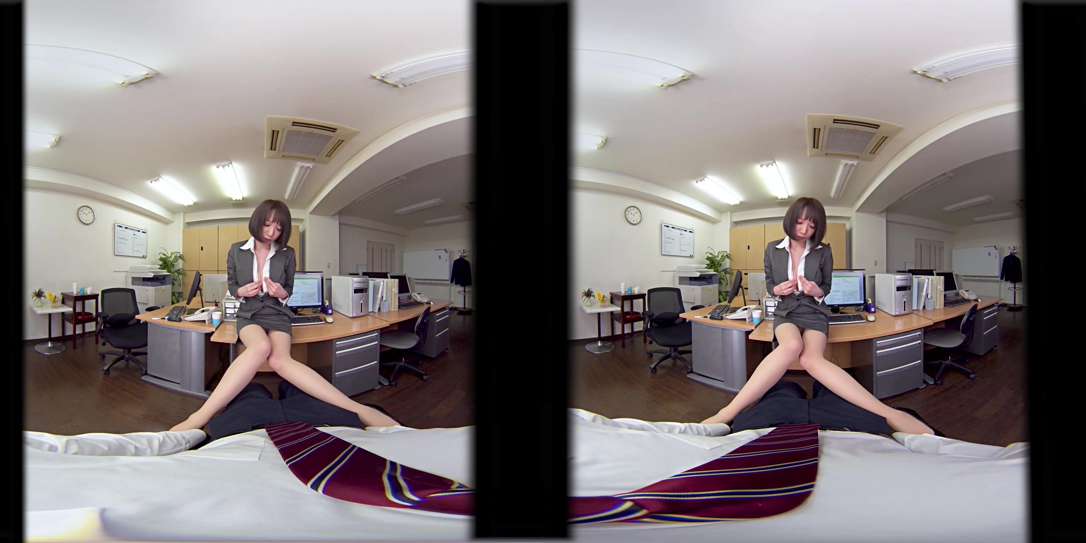 Airi Shimizu - A Little Naughty Office Loving - VRJapaneseidolsParty