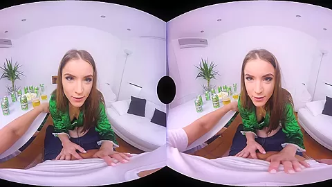 Evelina Darling Nikolas in Saint Patrick's teasing - VirtualRealPorn
