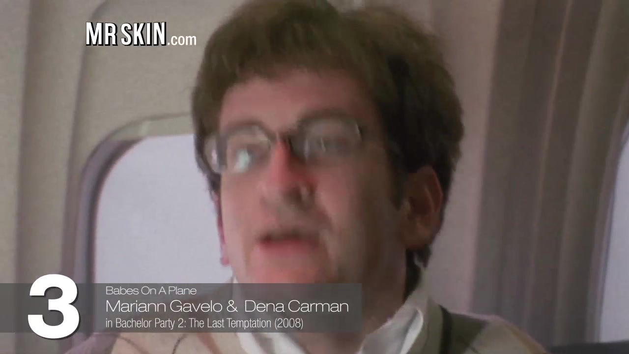 Top 5 Babes on a Plane - Mr.Skin