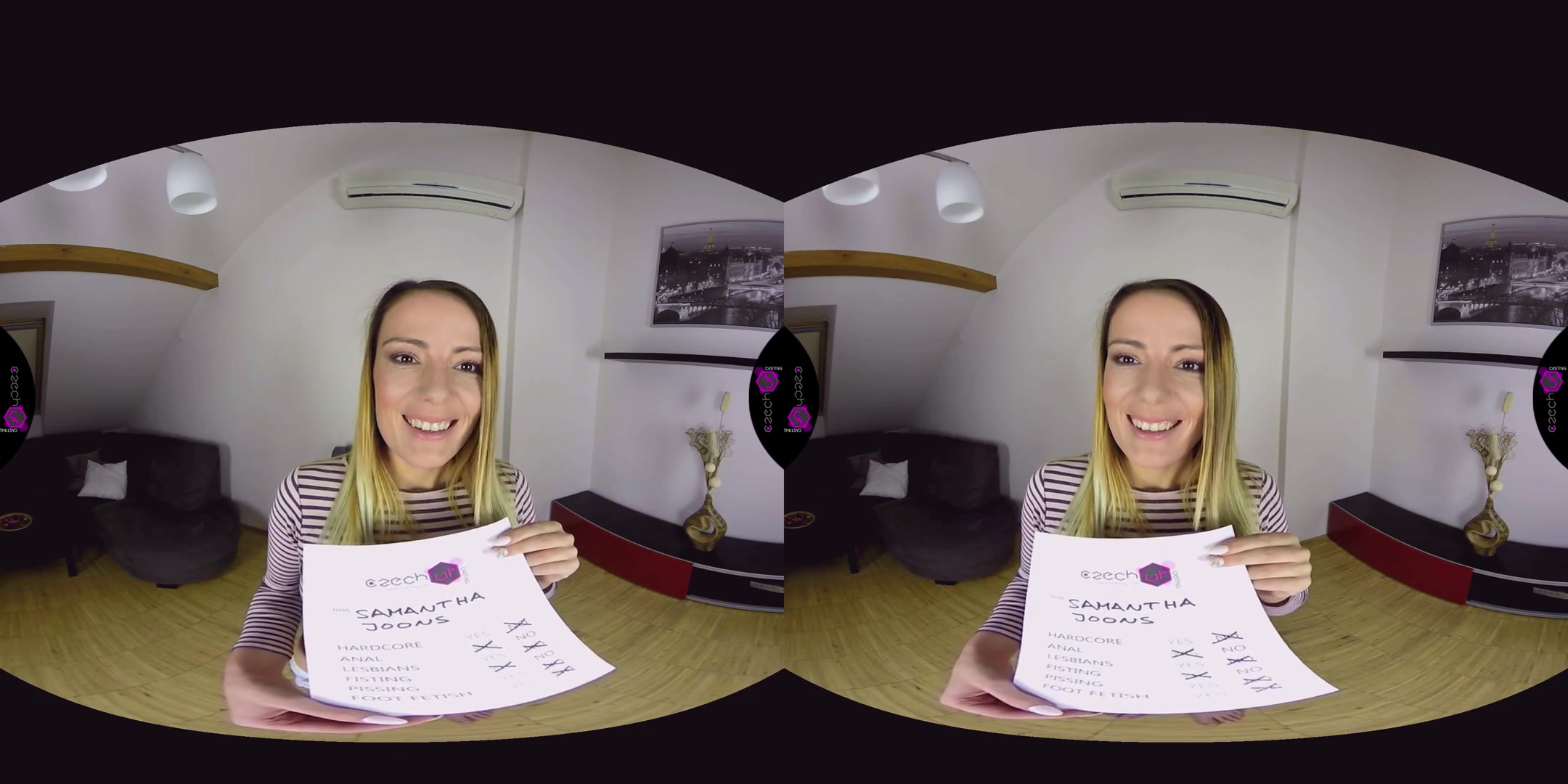 Giny Loud in Samantha Joons Casting - CzechVRCasting