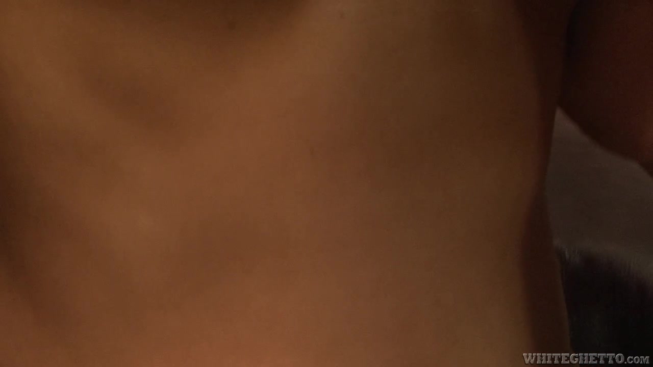 Brunette does blowjob to three horny men who like twats