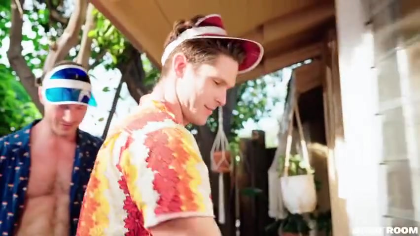 Big Cocks Collide: Derek Tops Devin In A Steamy Backyard Bang - Full