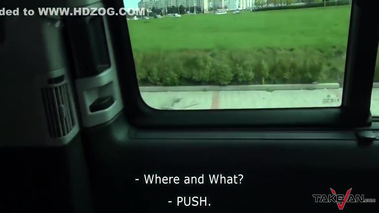 Stupid Redhead Trust Dude In Van Who Only Fuck Her & Kick Her Out 7 Min