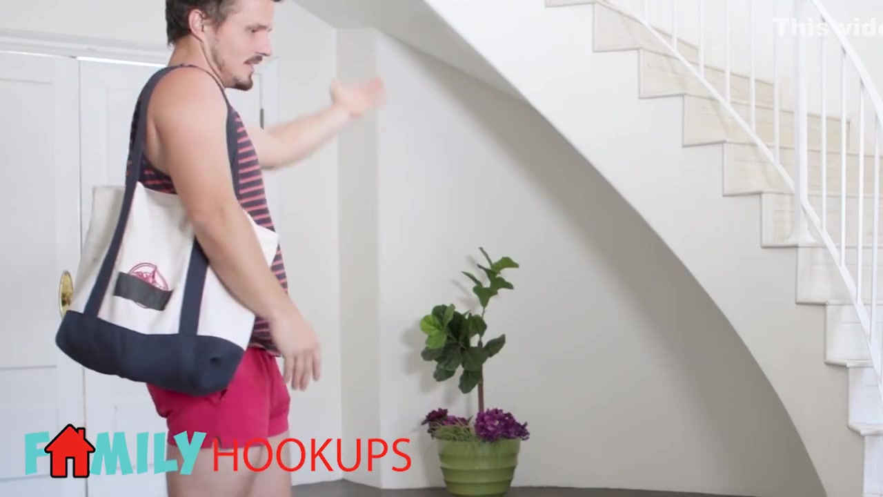 Stepbro Sees His Stepsister April Olsens Gorgeous Body Then Follows Her Upstairs